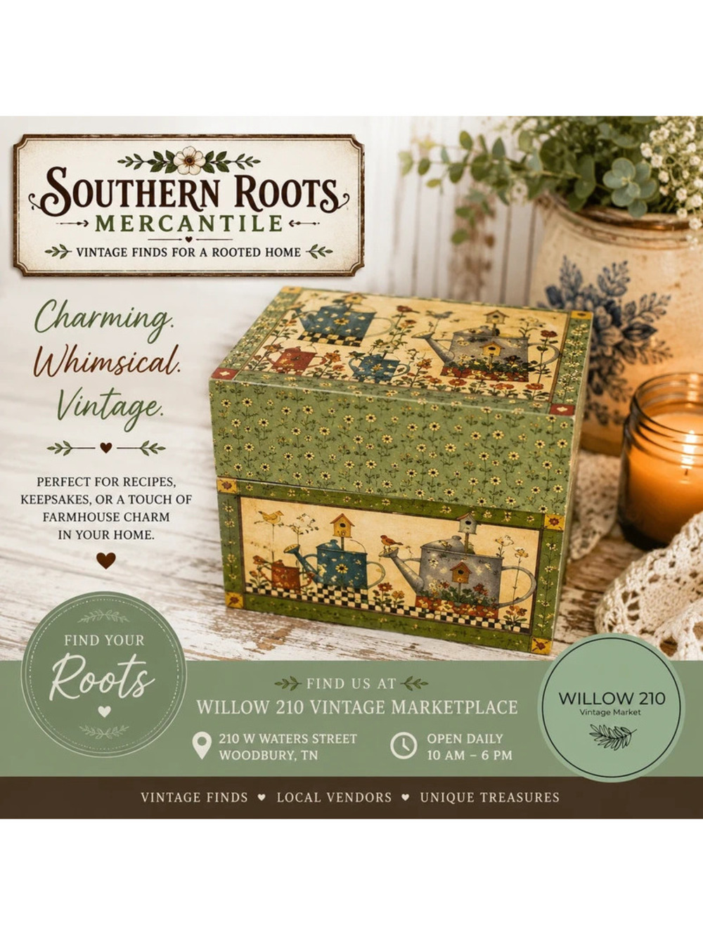Vintage Cottage Box